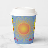 Gobelets En Papier Réveil au soleil - Café / Boire (Gauche)