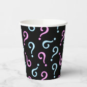 Gobelets En Papier Révélation de bébé rose ou bleu (Gauche)