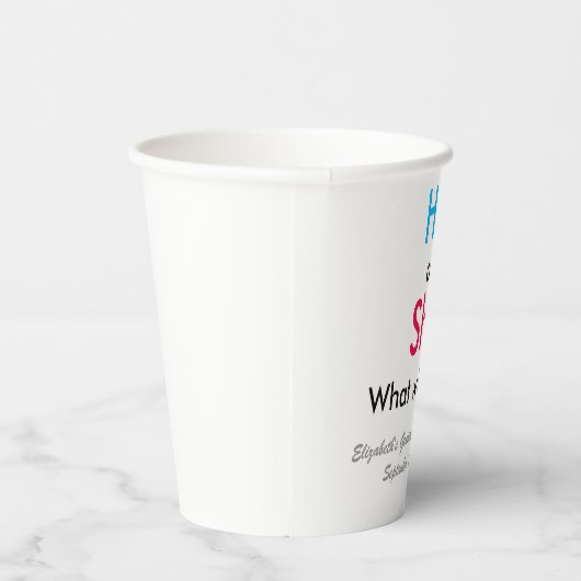 Gobelets En Papier Révélation de genre (Droite)