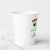 Gobelets En Papier Révélation de genre Reindeer (Droite)