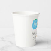 Gobelets En Papier Révélation de l'automne du citrouille (Droite)