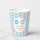 Gobelets En Papier Révélation de l'automne du citrouille (Recto)