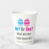 Gobelets En Papier Révélation du genre de petite poussette (Recto)