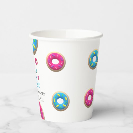 Gobelets En Papier Révélation du genre Donut (Gauche)