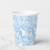 Gobelets En Papier Rêves papillons (bleu) (Droite)