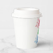 Gobelets En Papier RGB Snowflakes (Droite)