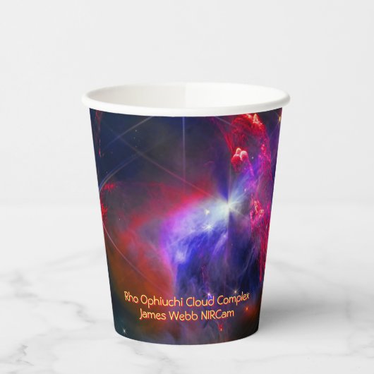Gobelets En Papier Rho Ophiuchi Cloud Complex - James Webb NIRCam (Gauche)