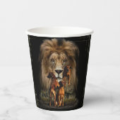 Gobelets En Papier Rhodesian Ridgeback (Recto)