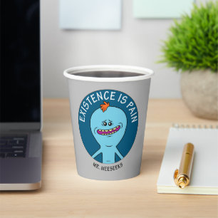 Gobelets En Papier RICK ET MORTY™ L'Existence Est Une Douleur