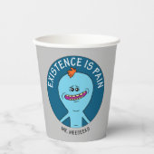 Gobelets En Papier RICK ET MORTY™ | L'Existence Est Une Douleur (Recto)