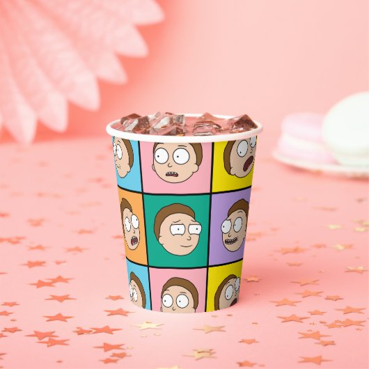 Gobelets En Papier RICK ET MORTY™ | Morty's Moods (Insitu)