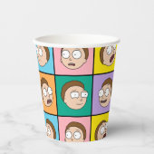 Gobelets En Papier RICK ET MORTY™ | Morty's Moods (Recto)