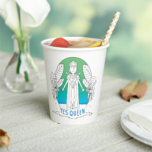 Gobelets En Papier RICK ET MORTY™ Oui Reine