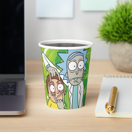 Gobelets En Papier RICK ET MORTY™ | Regardez Ça (Insitu)