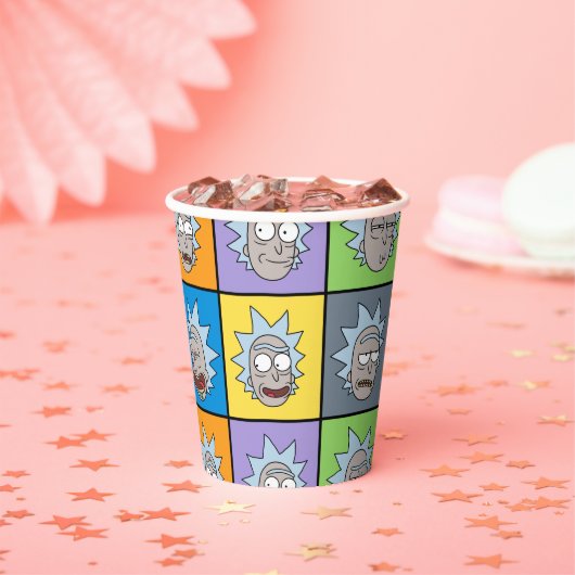 Gobelets En Papier RICK ET MORTY™ | Rick's Moods (Insitu)