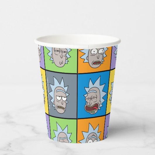 Gobelets En Papier RICK ET MORTY™ | Rick's Moods (Droite)
