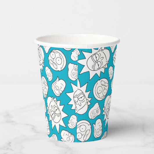 Gobelets En Papier RICK ET MORTY™ | Smith Family Head (Droite)