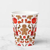 Gobelets En Papier Rinder De Noël Kasky Avec Chocolat Chaud (Recto)