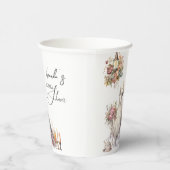 Gobelets En Papier Robe de mariée victorienne bohème pour Tea Bridal  (Droite)