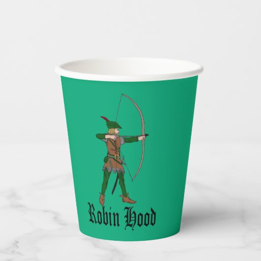Gobelets En Papier Robin Hood Paper Cup (Recto)