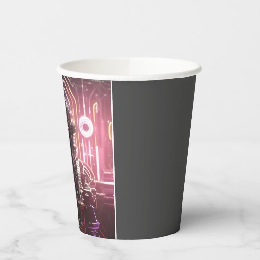 Gobelets En Papier Robot 1 tasses en papier (Gauche)