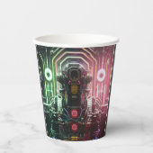 Gobelets En Papier Robot 1 tasses en papier (Recto)