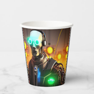 Gobelets En Papier Robot 2 tasses en papier