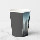 Gobelets En Papier Robot 4 tasses en papier (Droite)