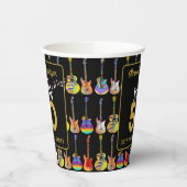 Gobelets En Papier Rock and Roll 50e fête d'anniversaire (Gauche)