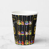 Gobelets En Papier Rock and Roll 50e fête d'anniversaire (Droite)