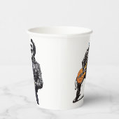 Gobelets En Papier Rock and Roll Skeletons Anniversaire (Droite)