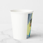 Gobelets En Papier Rock Guitarist 70s Style Musician (Droite)