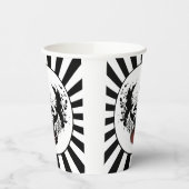 Gobelets En Papier Rock & Roll Guitare Rocker Metal Musician Party (Gauche)