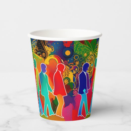 Gobelets En Papier Rock Stars (Recto)