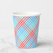 Gobelets En Papier Rocket Pop, Petit Plaid (Gauche)