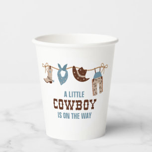 Gobelets En Papier Rodeo Western Cowboy Baby shower