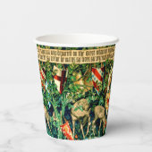 Gobelets En Papier Roi médiéval Arthur William Morris (Verso)