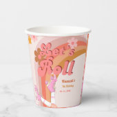 Gobelets En Papier Roll Retro Super Roller Skate Anniversaire Partie (Recto)