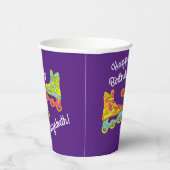 Gobelets En Papier Roller Blades Patins Anniversaire Fête (Droite)