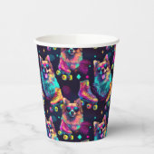 Gobelets En Papier Roller Skate Disco Chien (Gauche)
