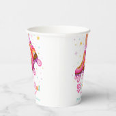 Gobelets En Papier Roller Skate Let's Roll Skating Girl Birthday (Droite)