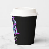 Gobelets En Papier Roller Skates Sweet 16 Thème Anniversaire (Gauche)