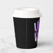 Gobelets En Papier Roller Skates Sweet 16 Thème Anniversaire (Droite)