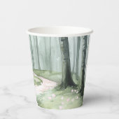 Gobelets En Papier Romantic Enchanted Forest Birthday (Verso)