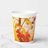 Gobelets En Papier Romantic Leaves Boho – Botanical Fantasy Thanks (Verso)