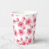 Gobelets En Papier Romantic pink Cherry blosson (Gauche)