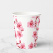 Gobelets En Papier Romantic pink Cherry blosson (Droite)