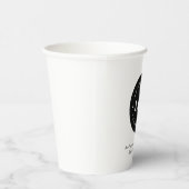 Gobelets En Papier Rond Cercle Personnalisé Logo de l'entreprise Mini (Droite)