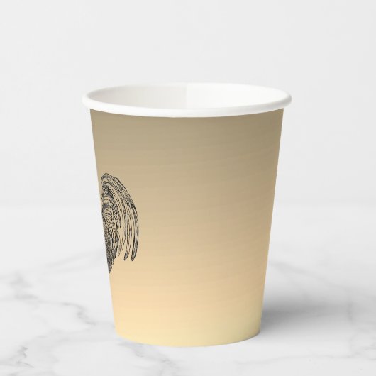 Gobelets En Papier Rooster rustique (Gauche)