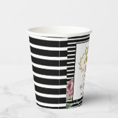 Gobelets En Papier Rose de fleurs rouges 50e anniversaire Parties sci (Droite)